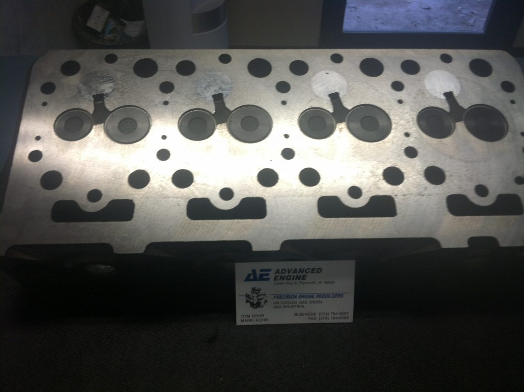 Kubota V2203 Cylinder Head Complete Advanced Engine, Indiana and Ohio